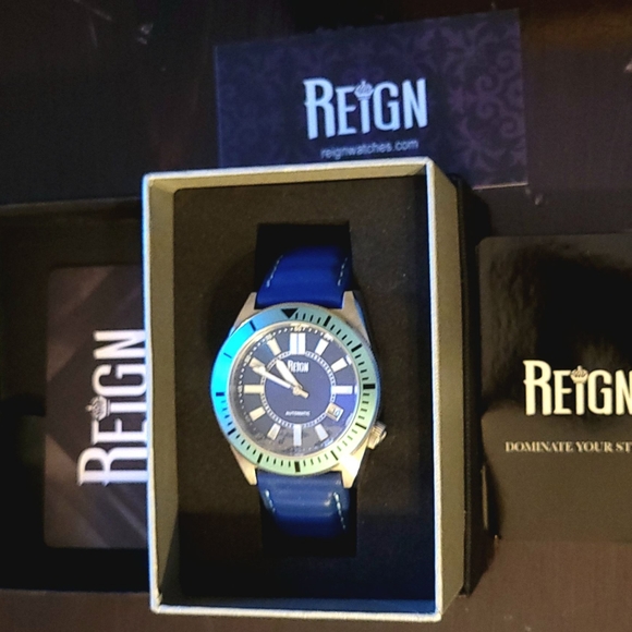 Reign Francis Blue Dial Men's Automatic Watch - Picture 2 of 3